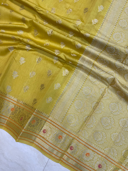 Pure Cotton Banarasi Handloom Saree - The Handlooms