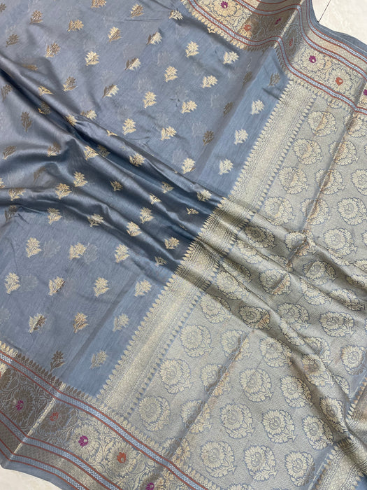 Pure Cotton Banarasi Handloom Saree - The Handlooms