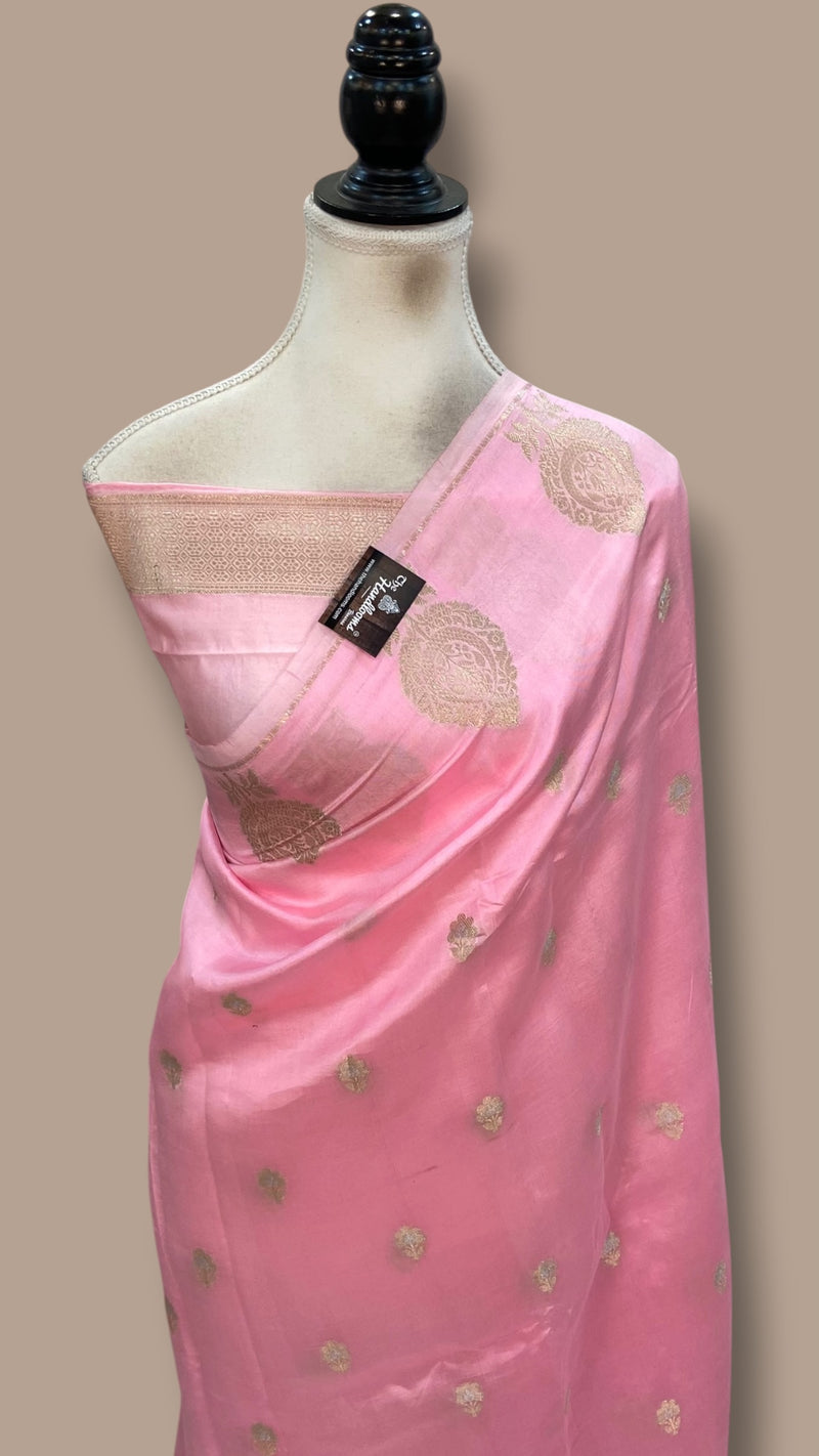 Pure Mango Silk Banarasi Handloom Saree