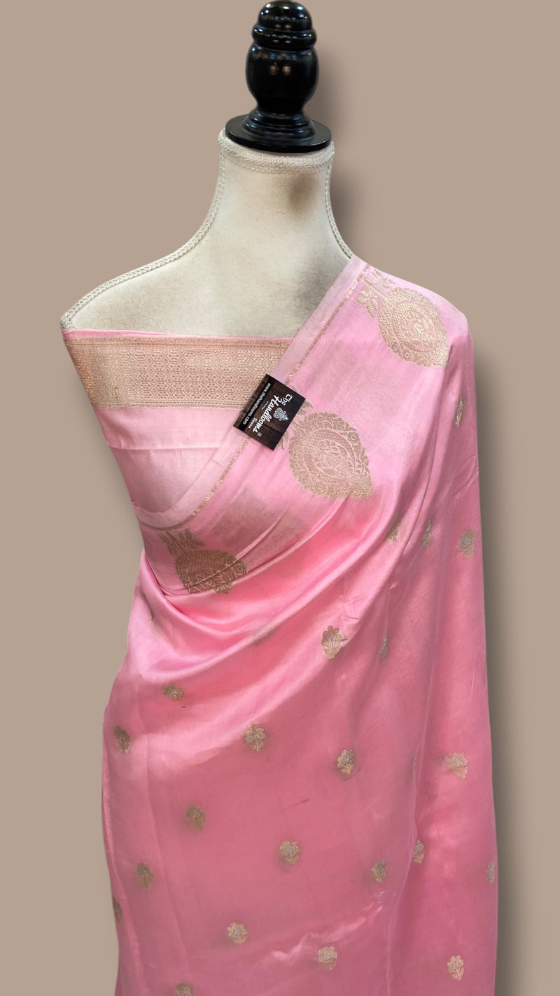 Pure Mango Silk Banarasi Handloom Saree