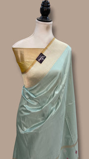 Pure Katan Silk Banarasi Handloom Saree - All Over Kadua Motifs - The Handlooms