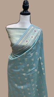 Pure Cotton Banarasi Handloom Saree - The Handlooms