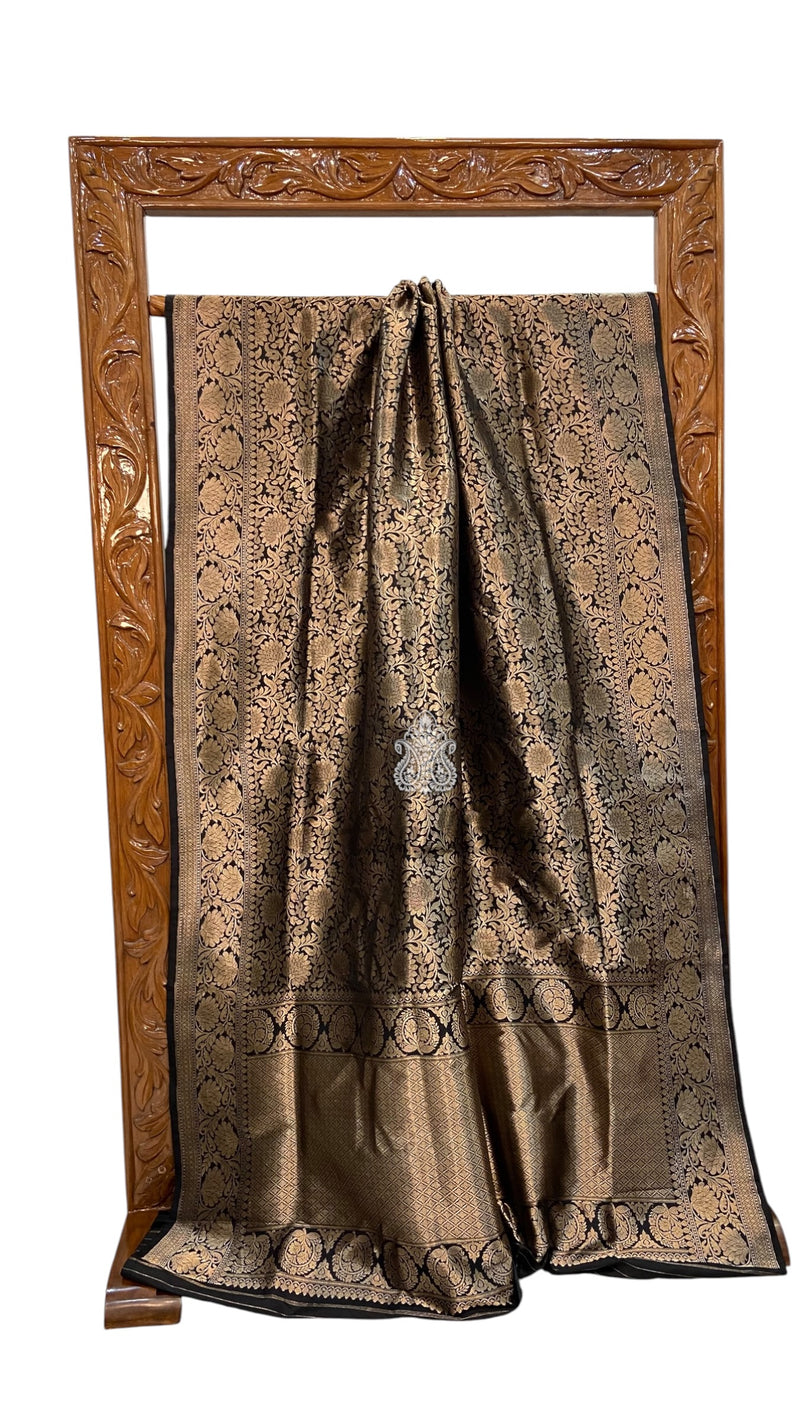 Pure Katan Silk Banarasi Handloom Saree - Tanchui Brocade