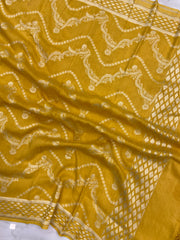 Pure Moonga handloom Dupatta - The Handlooms