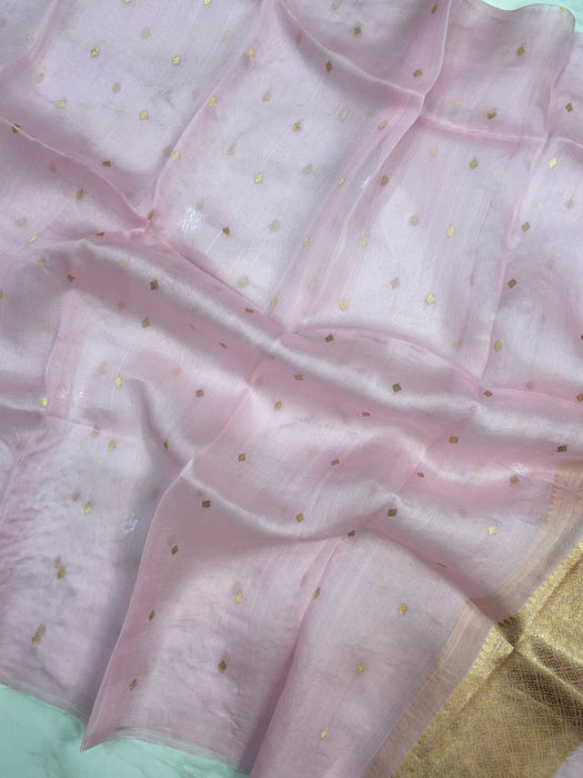 Pure kora Banarasi Brocade Handloom Dupatta