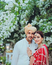 Dia Mirza in Pure Katan Silk Banarasi Handloom Saree - The Handlooms