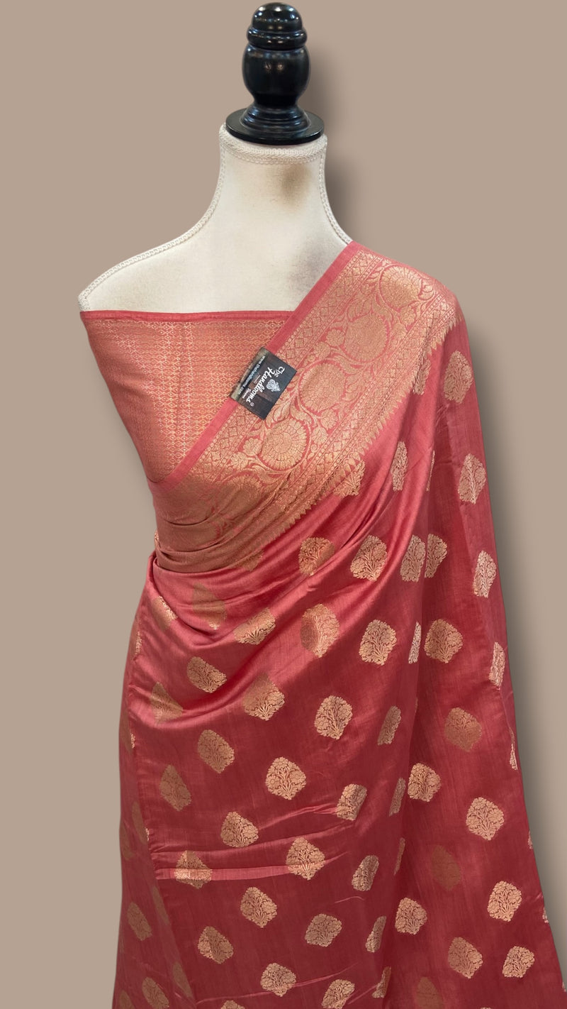Pure Chiniya Silk Khaddi Handloom Banarasi Saree