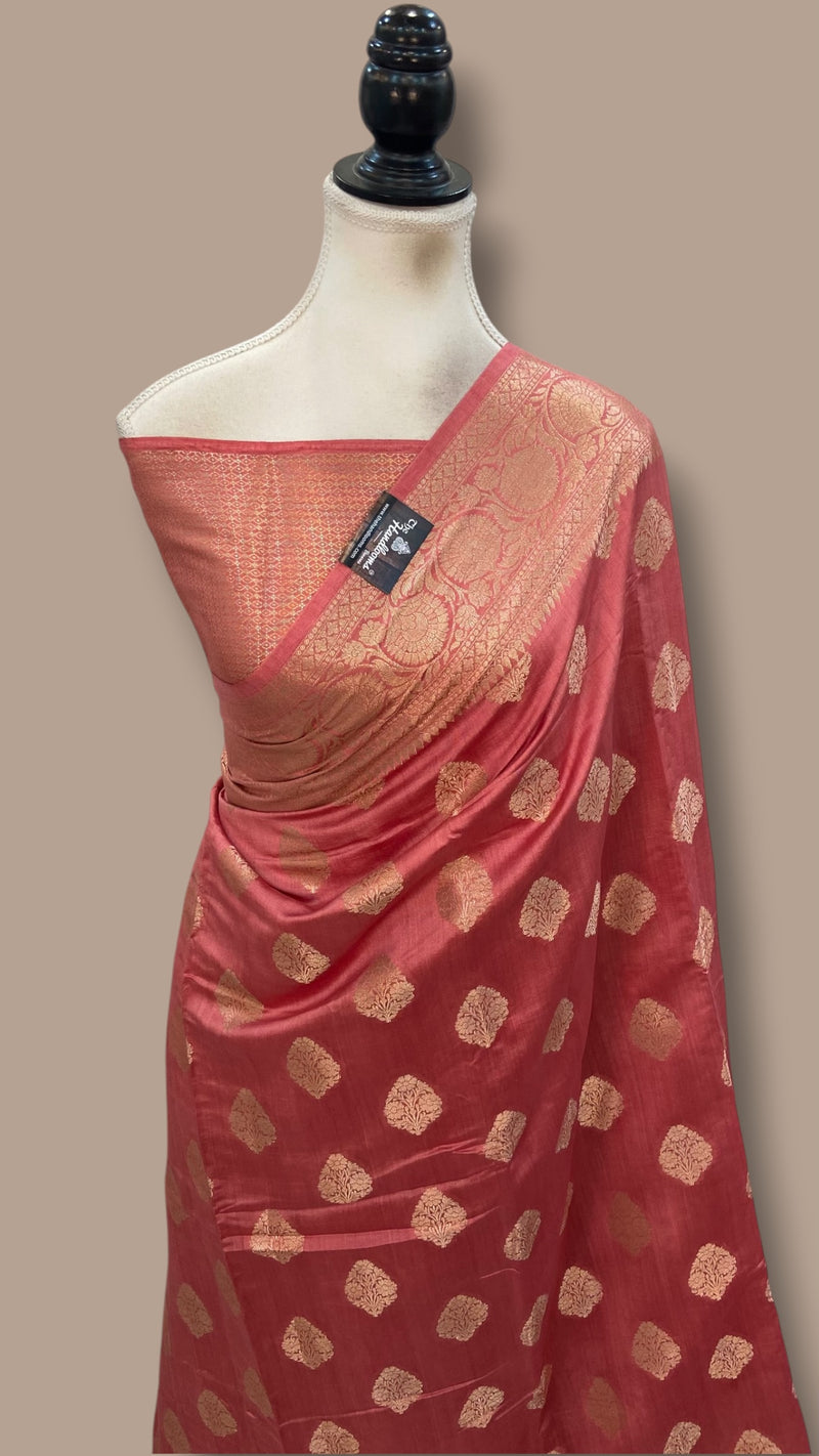 Pure Chiniya Silk Khaddi Handloom Banarasi Saree