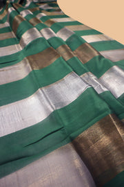 Pure tissue Chanderi Handloom Banarasi Saree - The Handlooms