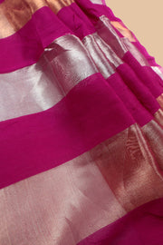 Pure tissue Chanderi Handloom Banarasi Saree - The Handlooms