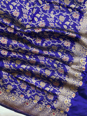 Pure Katan Silk Handloom Banarasi Dupatta - Meenakari - The Handlooms