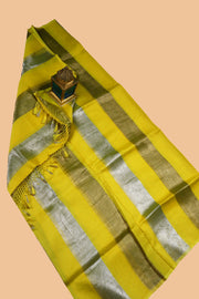 Pure tissue Chanderi Handloom Banarasi Saree - The Handlooms