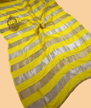 Pure tissue Chanderi Handloom Banarasi Saree - The Handlooms