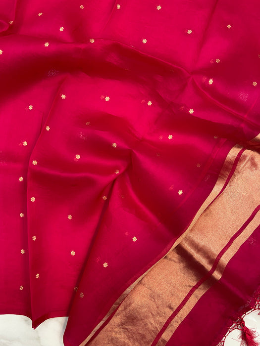 Pure kora Banarasi Handloom Dupatta