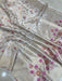 White Pure Katan Silk Banarasi Handloom Saree - All over Sona Roopa Jaal work - The Handlooms