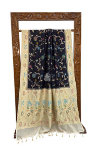 Moonga Georgette Handloom Banarasi Saree - The Handlooms