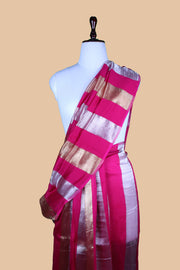 Pure tissue Chanderi Handloom Banarasi Saree - The Handlooms
