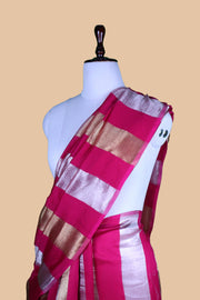 Pure tissue Chanderi Handloom Banarasi Saree - The Handlooms