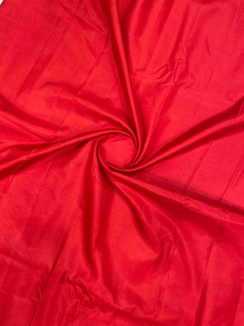 Pure Katan Silk Handloom Banarasi Fabric