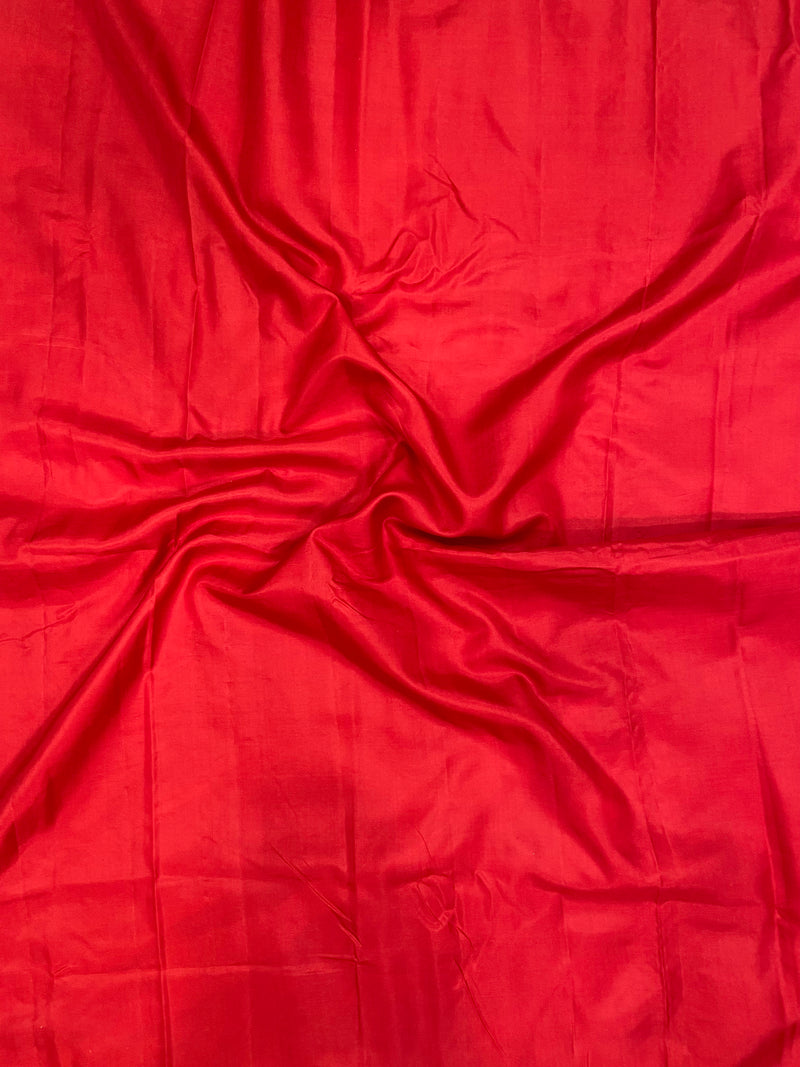 Pure Katan Silk Handloom Banarasi Fabric