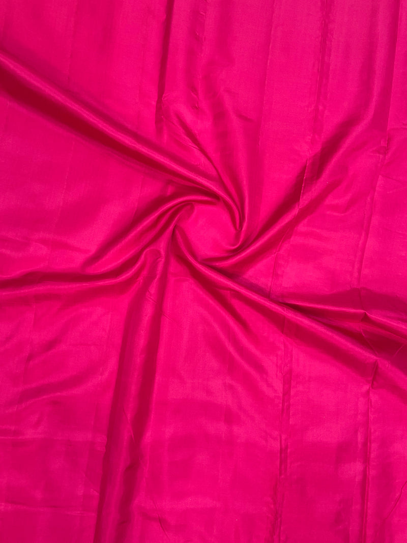 Pure Katan Silk Handloom Banarasi Fabric