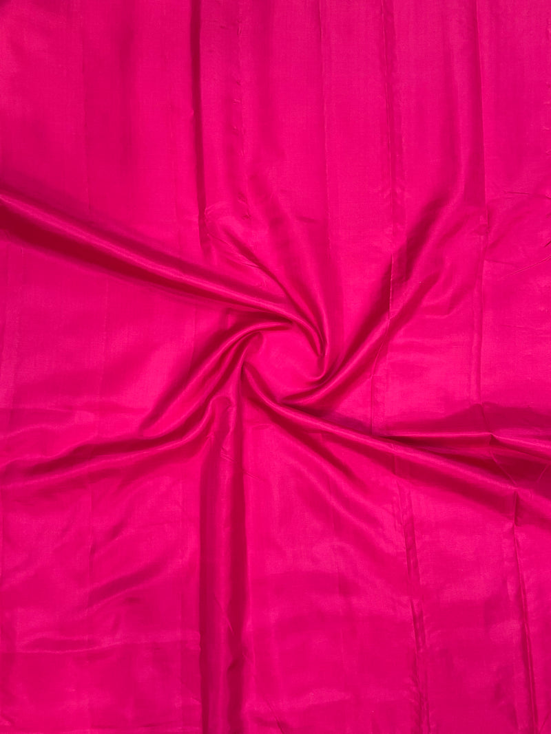 Pure Katan Silk Handloom Banarasi Fabric