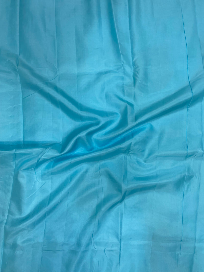 Pure Katan Silk Handloom Banarasi Fabric