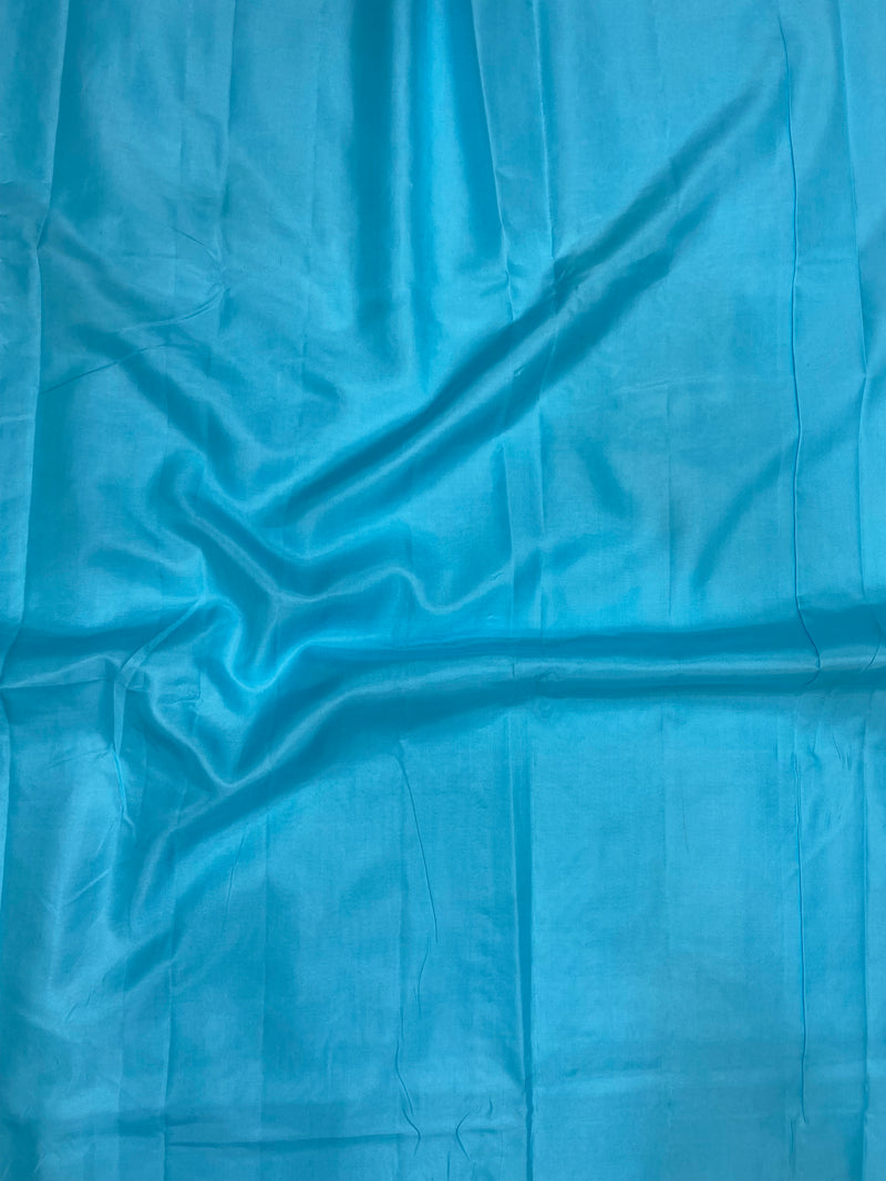 Pure Katan Silk Handloom Banarasi Fabric