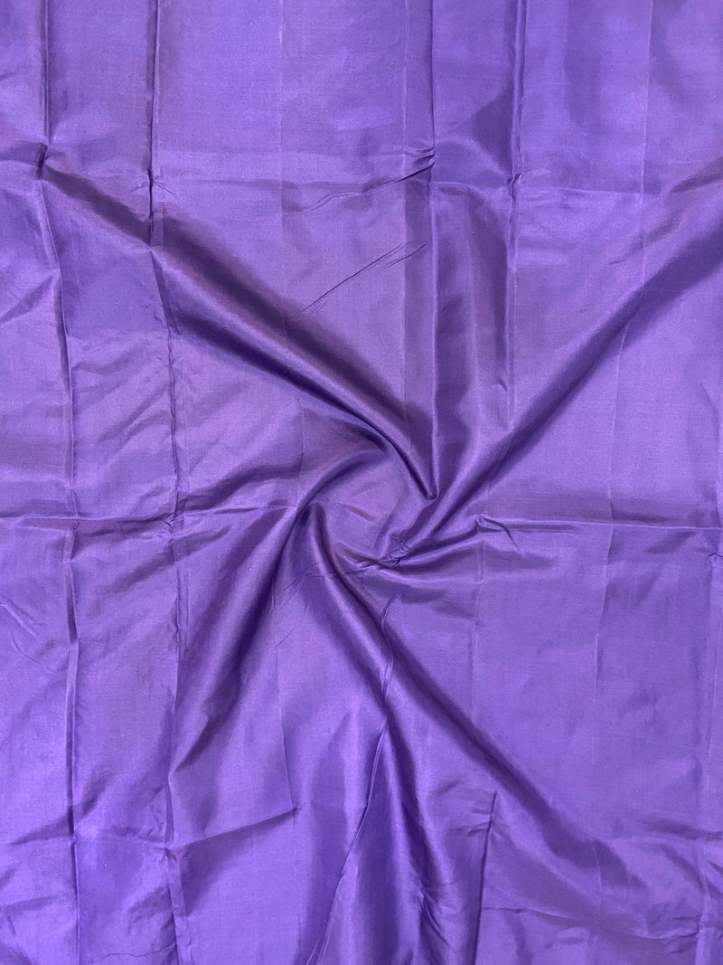 Pure Katan Silk Handloom Banarasi Fabric