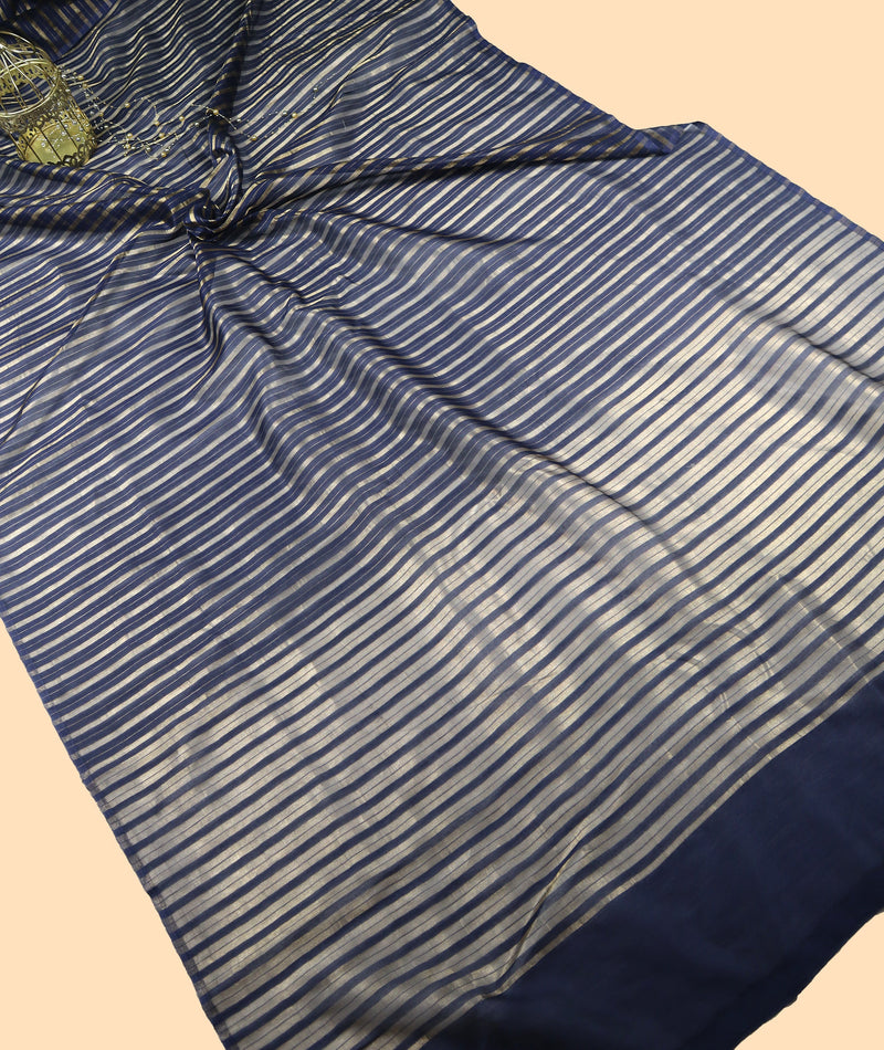 Pure tissue Chanderi Handloom Banarasi Saree - The Handlooms