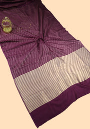 Pure tissue Chanderi Handloom Banarasi Saree - The Handlooms
