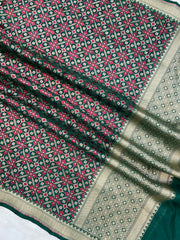 Pure Katan Silk Banarasi dupatta - The Handlooms