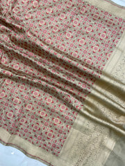 Pure Katan Silk Banarasi dupatta - The Handlooms