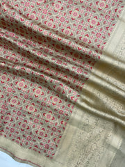 Pure Katan Silk Banarasi dupatta - The Handlooms