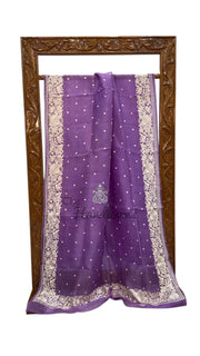 Pure Organza Chikankari Handloom Banarasi Saree - The Handlooms