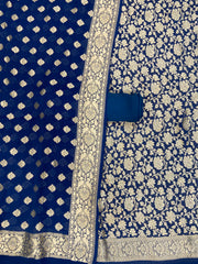 Khaddi Georgette Banarasi Dress material - The Handlooms