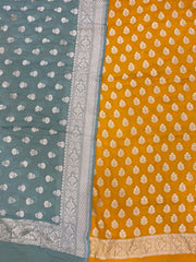 Khaddi Georgette Banarasi Dress material - The Handlooms