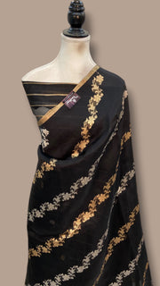 Pure Kora Handloom Banarasi Saree - The Handlooms