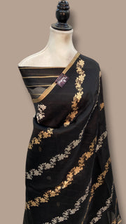 Pure Kora Handloom Banarasi Saree - The Handlooms