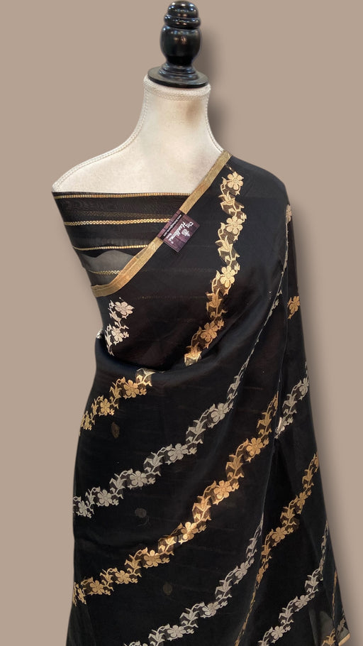 Pure Kora Handloom Banarasi Saree - The Handlooms