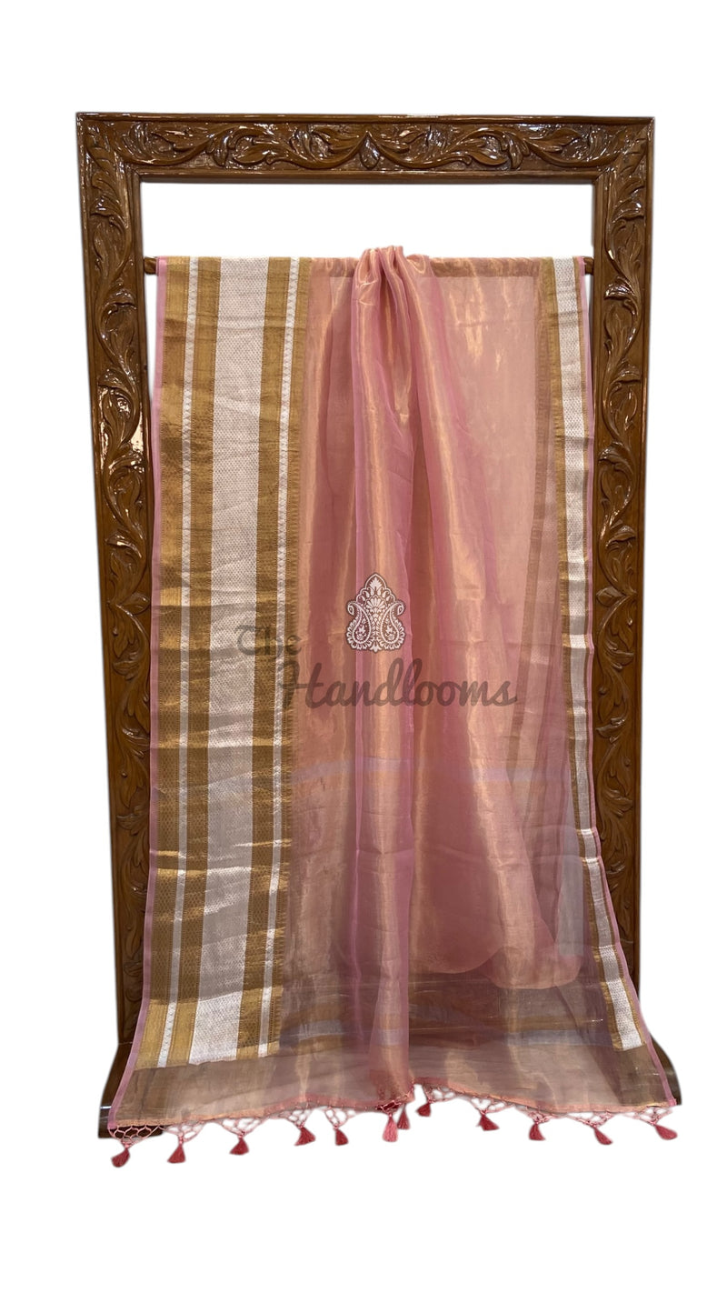 Pure Kora Tissue Handloom Banarasi Saree