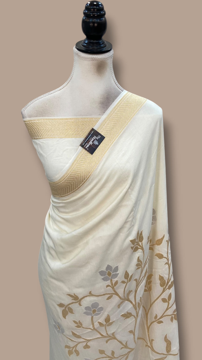 Pure Chiniya Khaddi Handloom Banarasi Saree