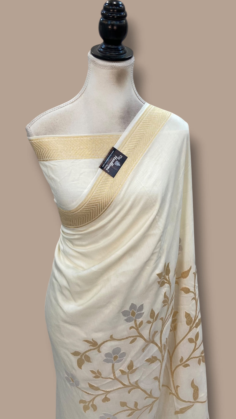 Pure Chiniya Khaddi Handloom Banarasi Saree