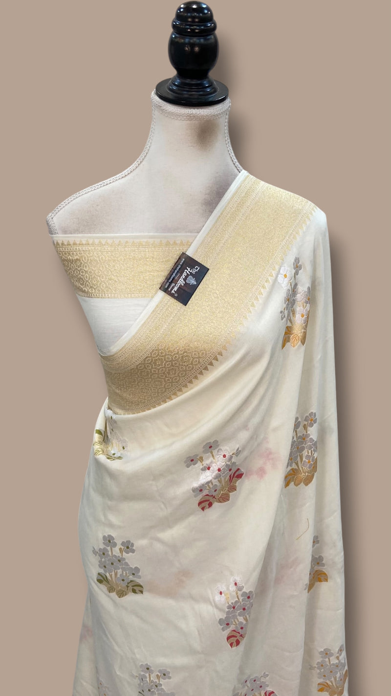 Pure Chiniya Khaddi Handloom Banarasi Saree