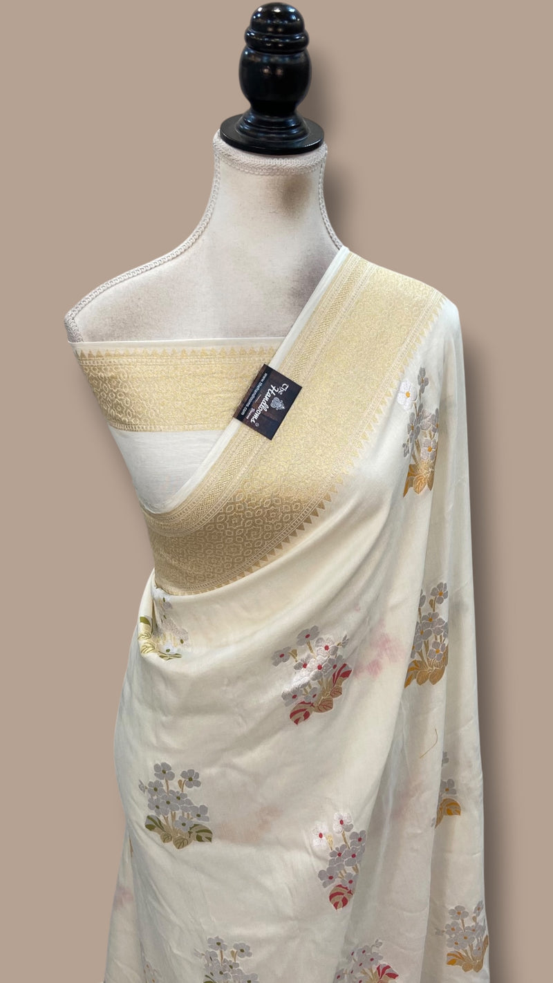 Pure Chiniya Khaddi Handloom Banarasi Saree