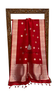 Pure Kora Silk Handloom Banarasi Saree - The Handlooms
