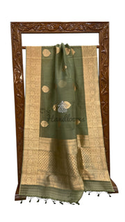 Pure Kora Handloom Banarasi Saree - The Handlooms