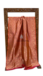 Pure Katan Silk Banarasi Handloom Saree - Tanchui Brocade - The Handlooms