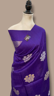 Tussar Georgette Handloom Banarasi Saree - The Handlooms