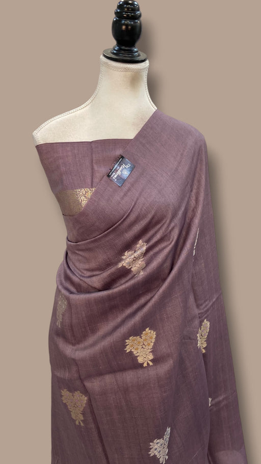 Pure Desi Tussar Silk Handloom Banarasi Saree - The Handlooms